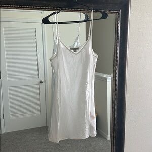 ALLSAINTS White V-Neck Dress